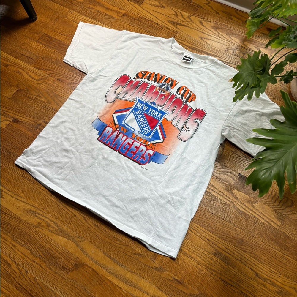 Vintage 1993 New York Rangers Stanley Cup Champions Shirt